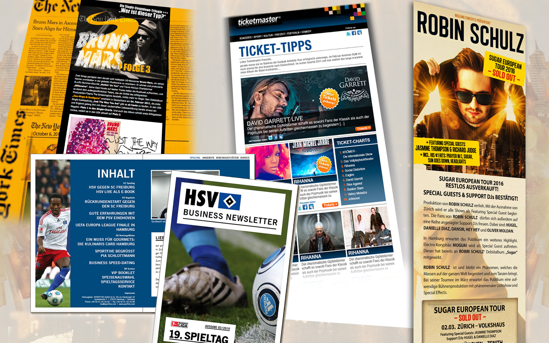 SPORTFIVE & Warner Newsletter
